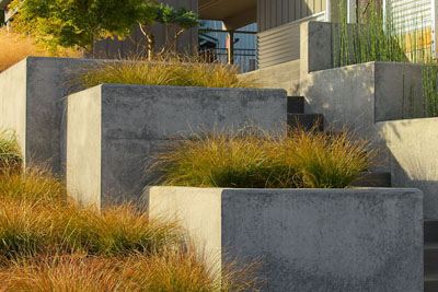 View projects where concrete is used as an exterior design medium